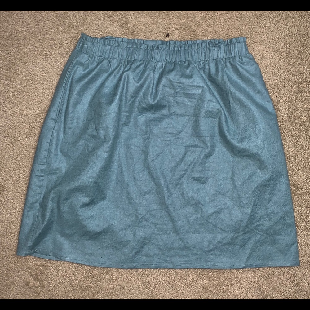 Light blue skirt